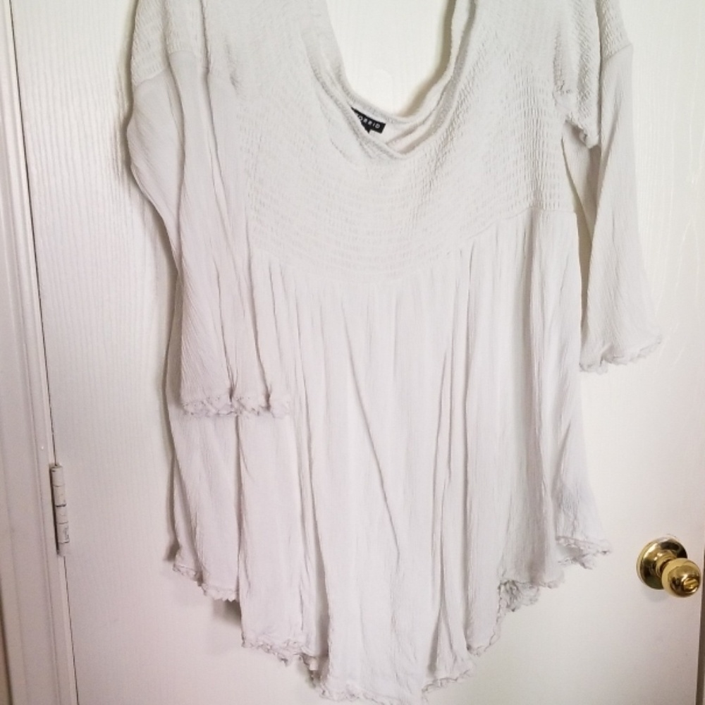 Off the shoulder swim cover up